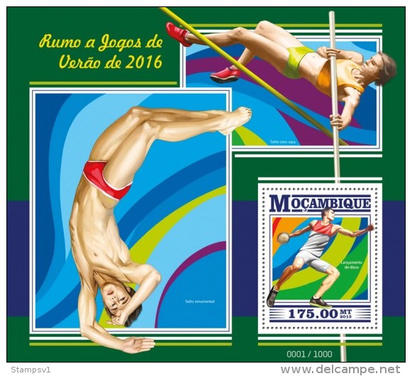 Mozambique. 2015 Summer Games 2016. (416b) - Sommer 2016: Rio De Janeiro