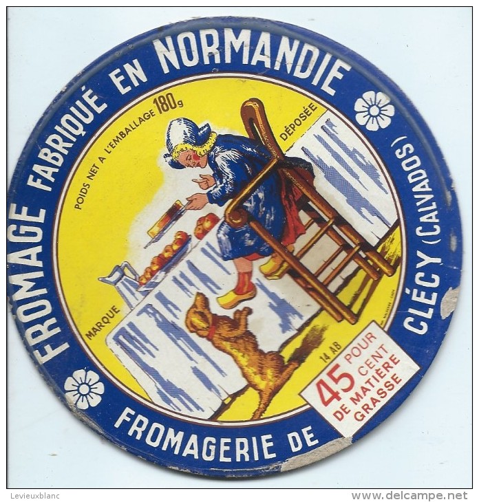 Etiquette De Fromage / Camembert/ Normandie/Fromagerie De Clécy /Calvados/Années 1960-70    FROM11 - Collections