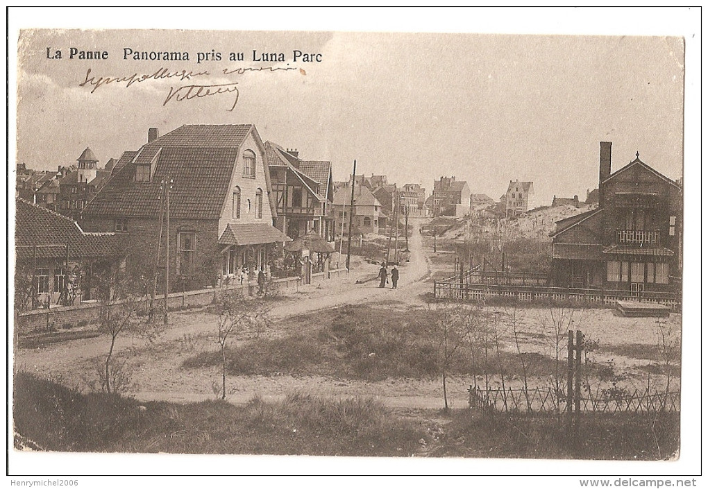 Belgique - Flandre Occidentale - La Panne Villas Maison Panorama Pris Au Luna Parc - De Panne