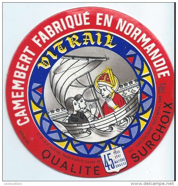 Etiquette De Fromage / Camembert/ Normandie/Vitrial/CR Paris//Années 1970-80    FROM29 - Collezioni