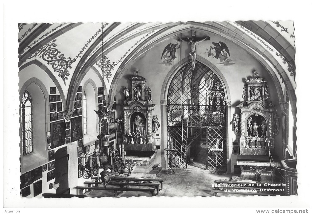 14117 -  Delémont Le Vorbourg Intérieur De La Chapelle - Delémont