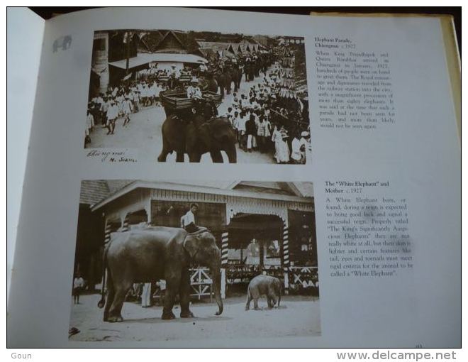 Book - Postcards of old Siam - Royalty Bangkok People Rural scenes Elephants - 96 pages - Thaïlande