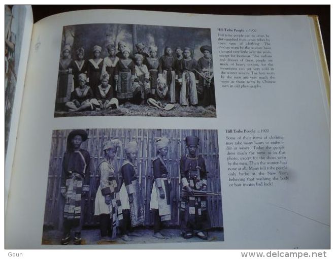 Book - Postcards of old Siam - Royalty Bangkok People Rural scenes Elephants - 96 pages - Thaïlande