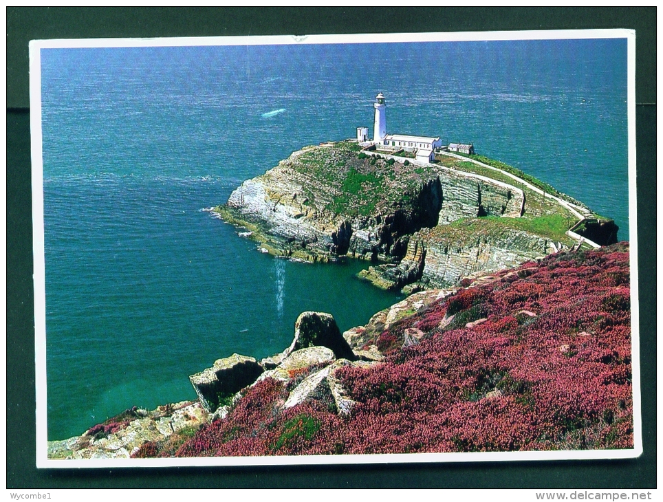 WALES  -  South Stacks Lighthouse  Used Postcard As Scans - Anglesey