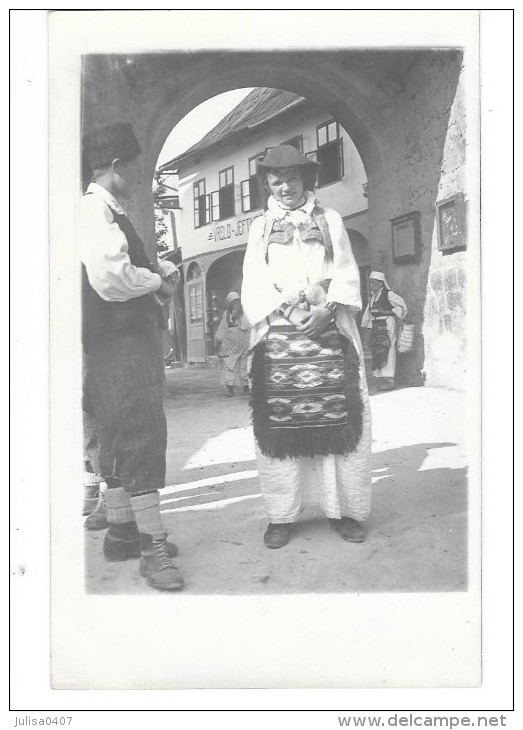 JAJCE (Bosnie) Carte Photo  Types De Personnages En Costumes Gros Plan - Bosnia Erzegovina