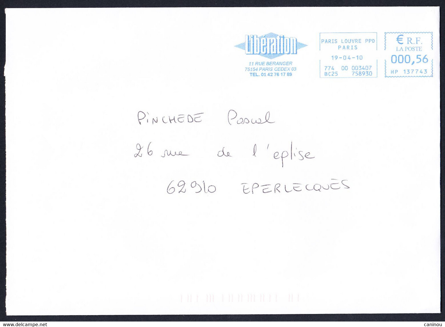 FRANCE 6 LETTRES DIVERS LOGOS AFFRANCHISSEMENT MECANIQUE - Covers & Documents