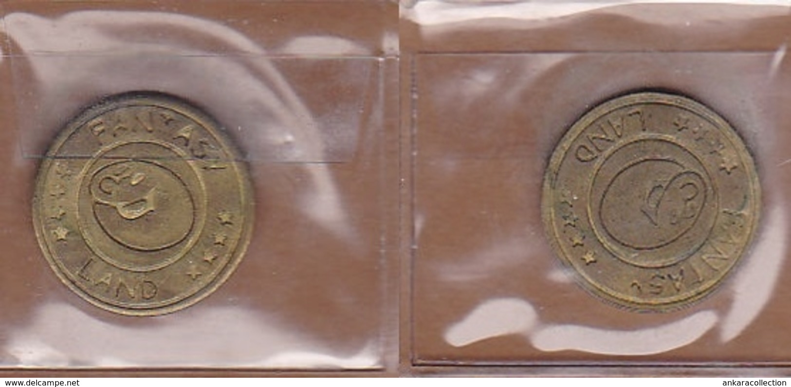 AC - FANTASY LAND AMUSEMENT TOKEN JETON - Pièces écrasées (Elongated Coins)