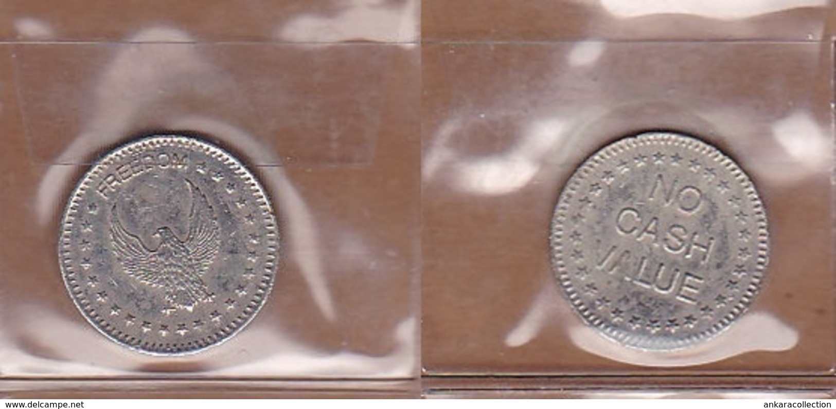 AC - FREEDOM GAME AMUSEMENT TOKEN JETON - Pièces écrasées (Elongated Coins)