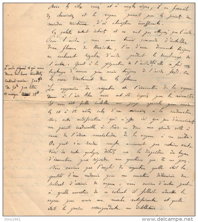 VP3516 - TONNEINS - Lettre De La Direction Des Manufactures De L´Etat - Direction Des Tabacs  De Lot Et Garonne - Documents