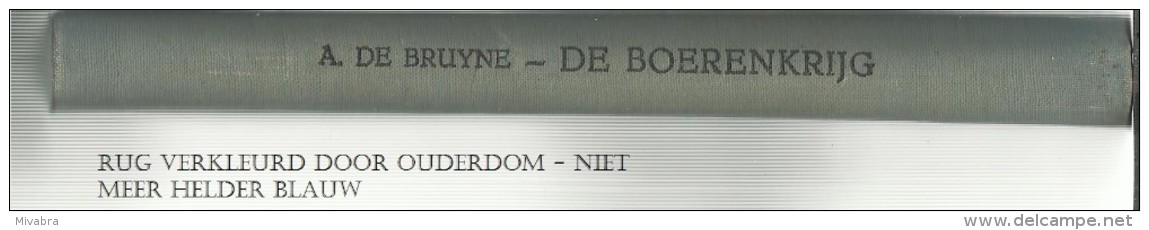 DE BOERENKRIJG  1798 VOOR OUTER EN HEERD - A. DE BRUYNE -  VOLKSREEKS DAVIDSFONDS LEUVEN Nr. 358 - 1948-1 - Literatuur