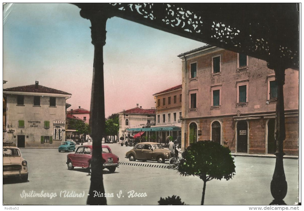 CPSM - SPILIMBERGO - (udine) - Piazza S. Rocco - Rougemont-le-Château