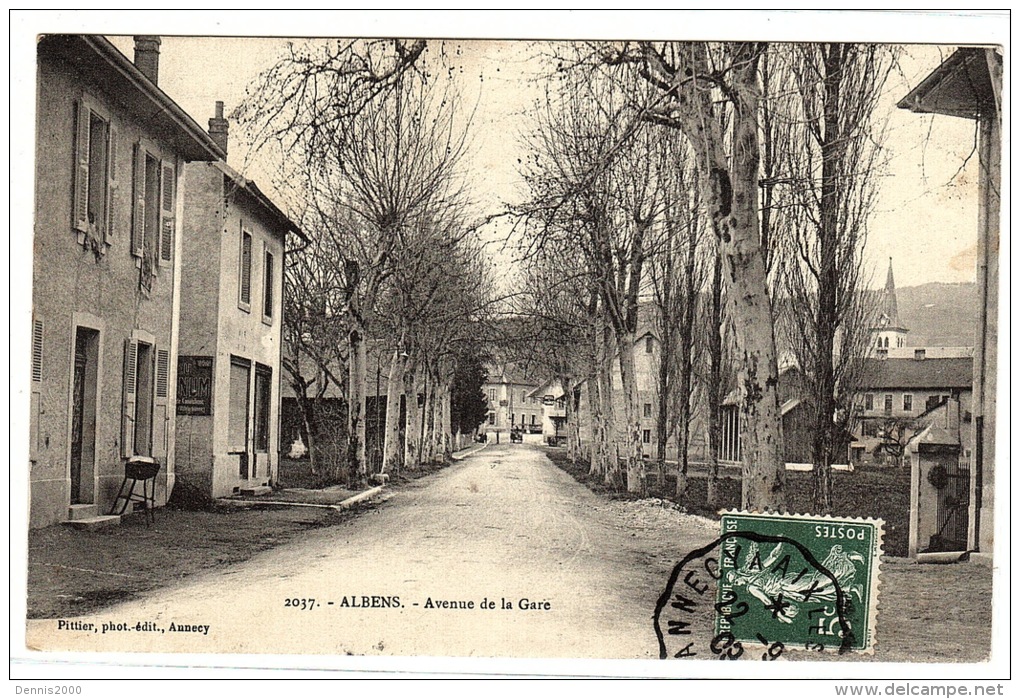 ALBENS (73) - Avenue De La Gare - Ed. Pittier, Annecy - Albens