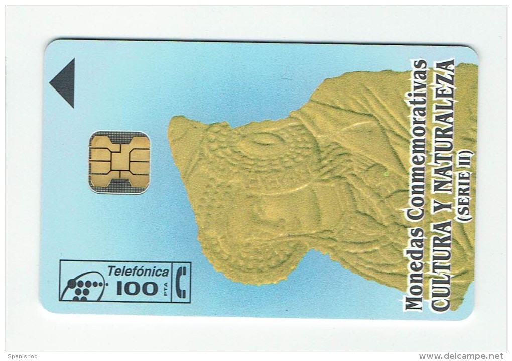 Spain Phonecard  P- 151  Conmemorative Coins ( Urogallo, Deer, Etc) - Private Issues