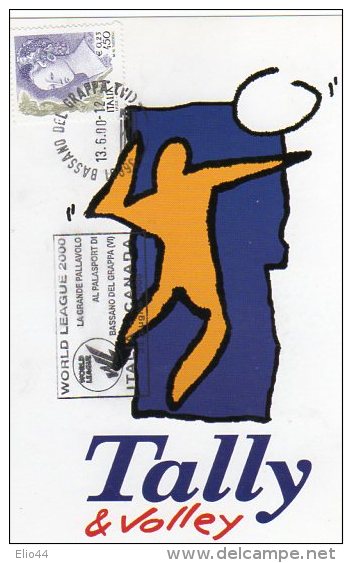 WORLD  LEAGUE  2000 - ITALIA -CANADA - Bassano Del Grappa - - Volleyball