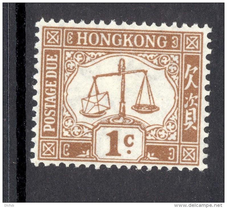 HONG KONG, 1923 1c (ordinary Paper, Wmk Script CA Sideways) Fine MM, SGD1a - Used Stamps