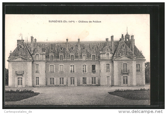 CPA Surgéres, Château De Poléon - Otros & Sin Clasificación