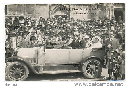 Rethel - Fêtes De Sainte-Anne 1926 - Sortie De La Messe - Rethel