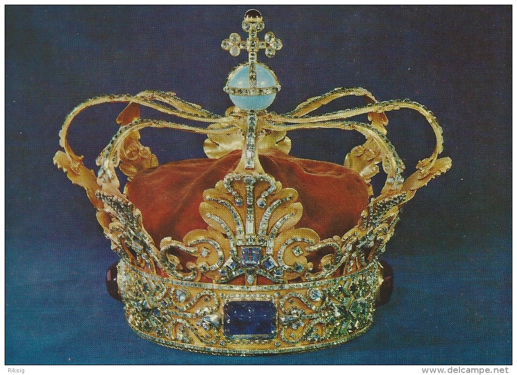 Crown Of King Christian V.  Rosenborg Castle  Denmark.  # 04991 - Articles Of Virtu