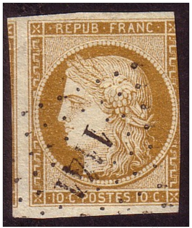 Type Cérès 10c Bistre Jaune - 1849-1850 Ceres