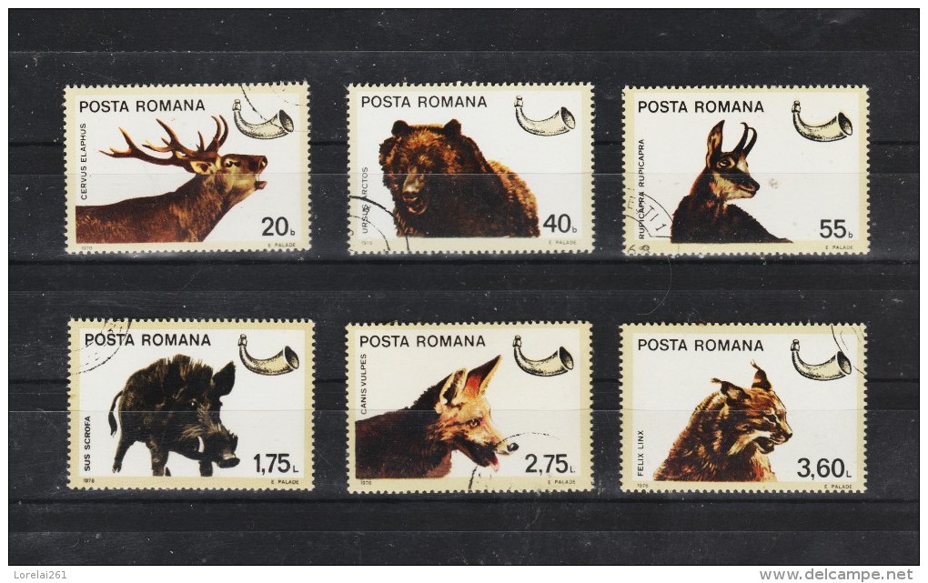 1976 - Animaux De Chasse Yv No 2978/2983 Et Mi No 3366/3371 - Usado