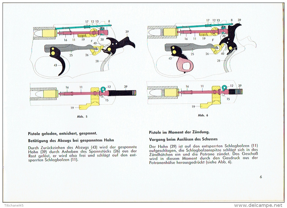 Original Et Ancien Catalogue Broché SELBSTLADE-PISTOLE WALTHER P 38 Cal. 9 Mm Parabellum - CARL WALTHER Waffenfabrik - Armes Neutralisées