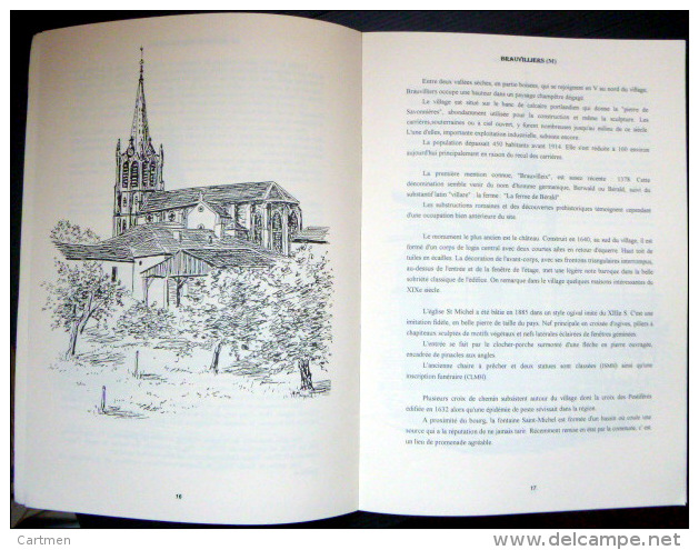 55 MEUSE ARDENNES CHAMPAGNE AU PAYS DE LA  SAULX  LES VILLAGES MONOGRAPHIE ILLUSTREE DE 40 VILLAGES - Autres & Non Classés