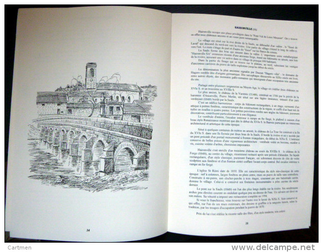 55 MEUSE ARDENNES CHAMPAGNE AU PAYS DE LA  SAULX  LES VILLAGES MONOGRAPHIE ILLUSTREE DE 40 VILLAGES - Autres & Non Classés