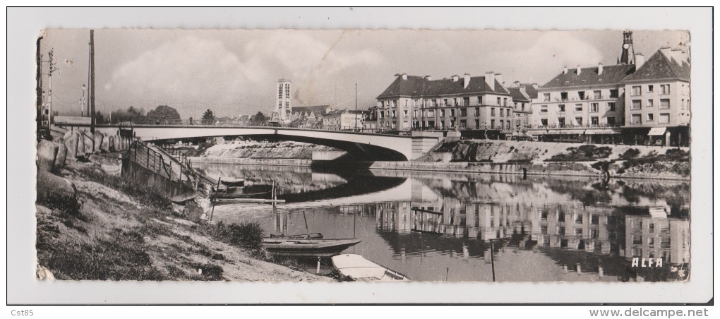 CPSM Long Format - CHATEAU THIERRY - Le Nouveau Pont - La Marne - Chateau Thierry
