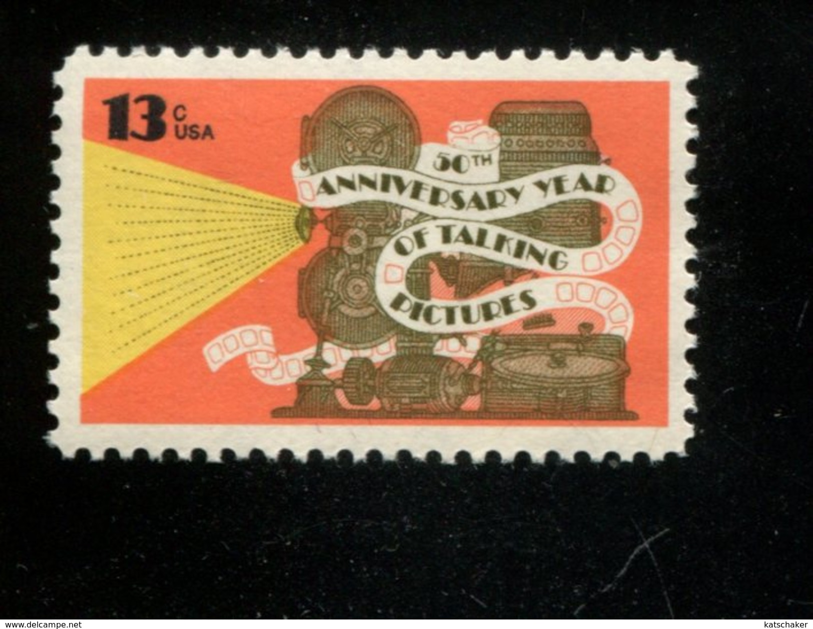 199967470 USA 1977 POSTFRIS MINT NEVER HINGED POSTFRISCH EINWANDFREI SCOTT  1727 Talking Pictures - Unused Stamps