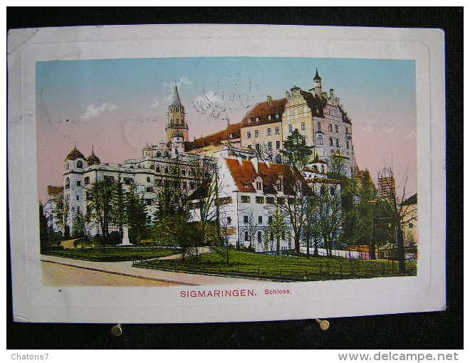 Ap2-n°202 /  Bade-Wurtemberg > Sigmaringen,  Blick Auf Schloss Und Stadt Sigmaringen, 1913 - Sigmaringen