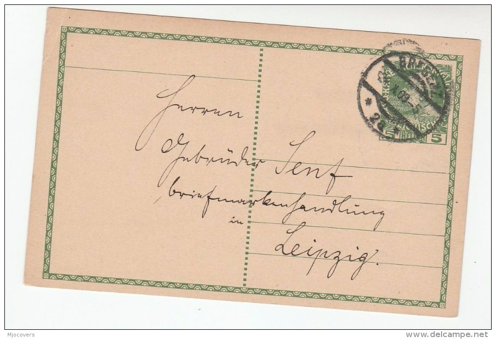 1909 Bragenz AUSTRIA 5h POSTAL STATIONERY CARD To Linz Stamps Cover - Other & Unclassified