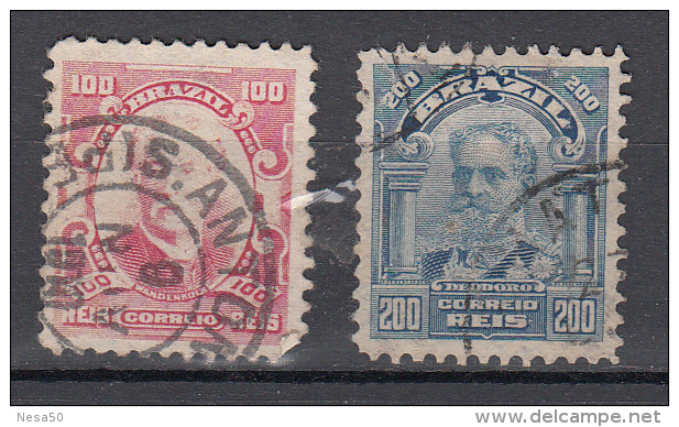 Brazilie 1906 Mi Nr 166 + 167 - Used Stamps