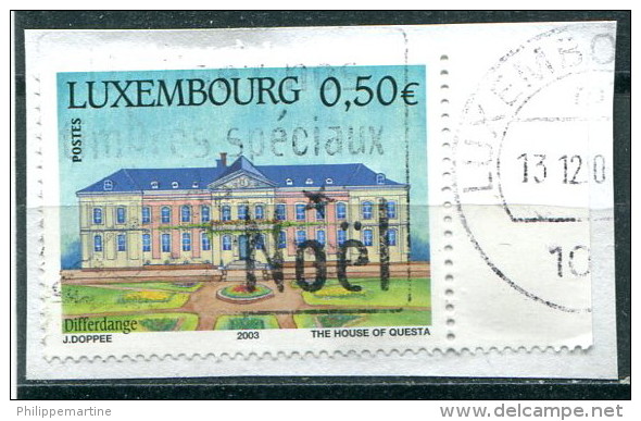 Luxembourg 2003 - YT 1551 (o) Sur Fragment - Oblitérés