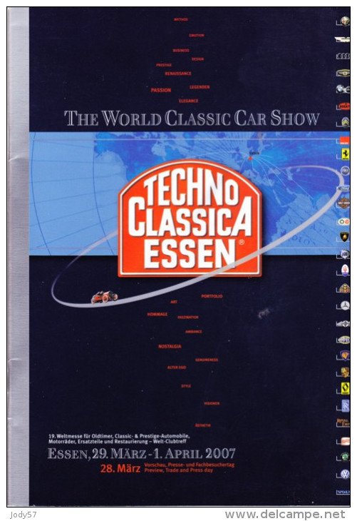 TECHNO CLASSICA ESSEN - 2007 - Auto En Transport