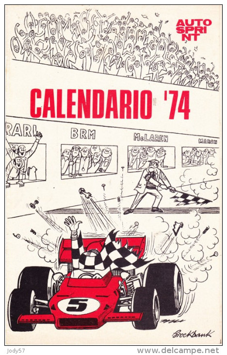 AUTOSPRINT - CALENDARIO CORSE '74 - Motoren