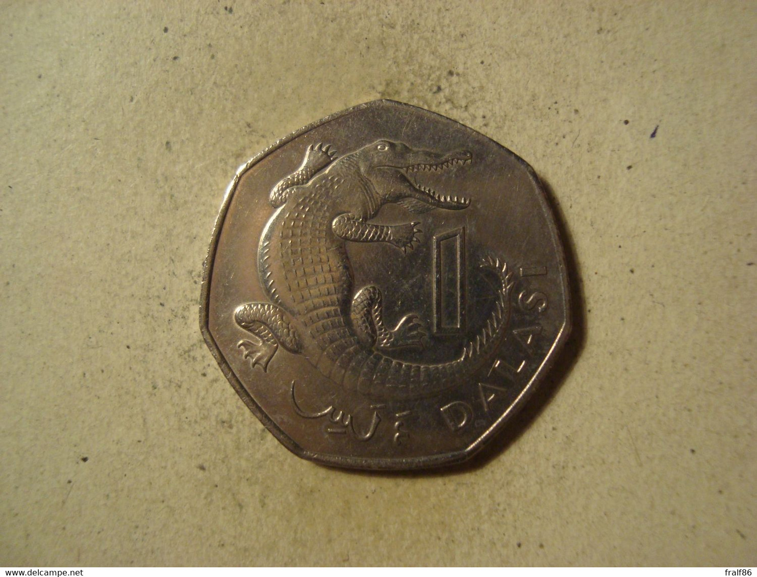 MONNAIE GAMBIE 1 DALASI 1987 - Gambie