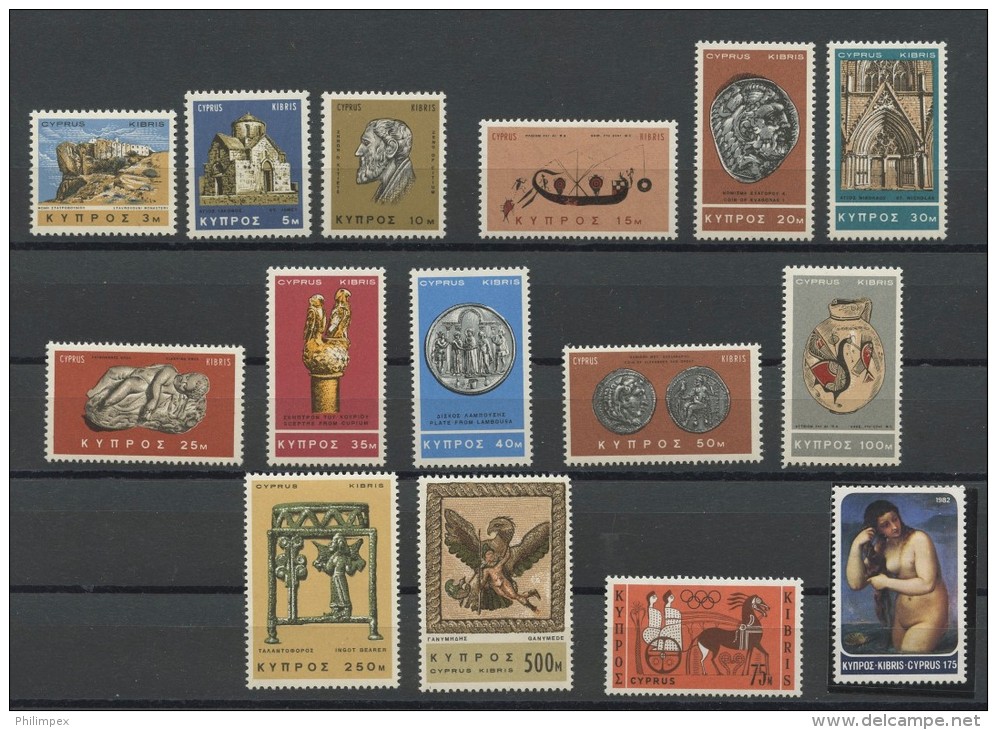 GREECE GROUP CYPRUS + BETTER OLDER HI / U - Collections