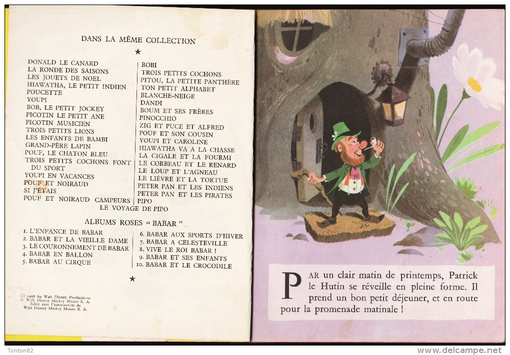 Le Petit Homme De Disneyville - Walt Disney - Les Albums Roses - ( 1954 ) . - Autres & Non Classés