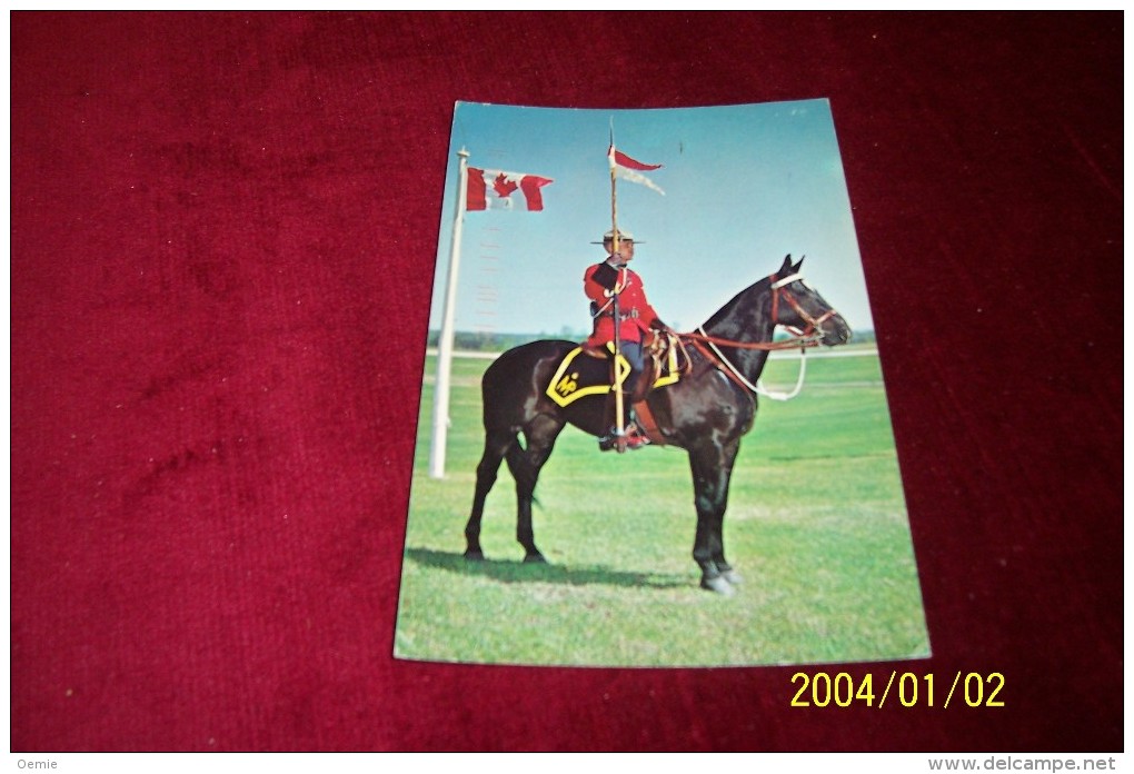 M 355 ° CANADA   AVEC PHILATELIE  ° THE ROYALE CANADIAN MOUNTED POLICE - Cartes Modernes