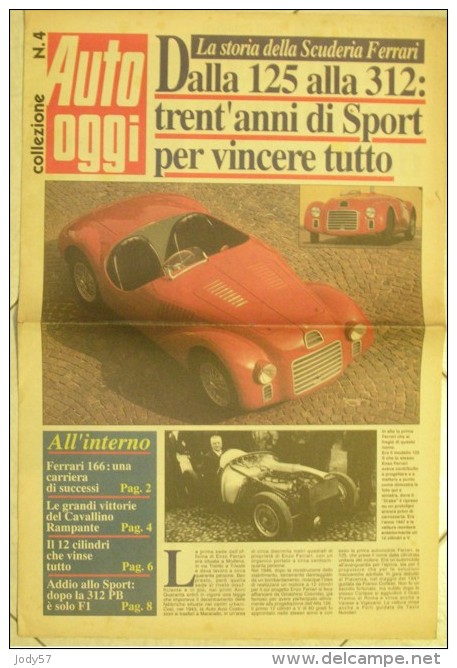 AUTO OGGI COLLEZIONE - LA STORIA DELLA SCUDERIA FERRARi - 1991 - Motoren