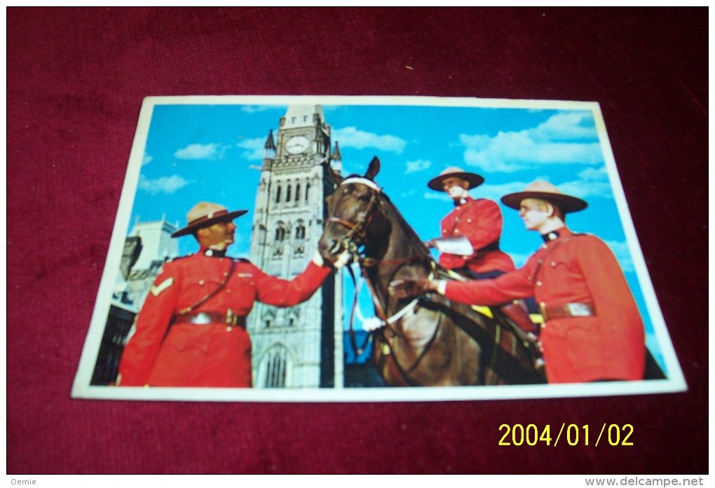 M 355 ° CANADA   AVEC PHILATELIE  ° THE ROYALE CANADIAN MOUNTED POLICE - Moderne Kaarten