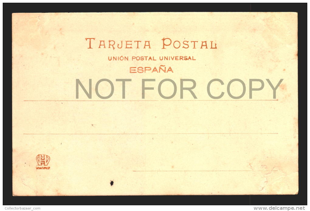 CADIZ TARJETA POSTAL HM N&ordm;802 PUERTA DE TIERRA Vintage Original Ca1900 POSTCARD CPA AK (W4_2522) - Cádiz