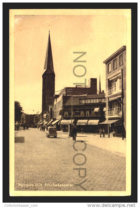 HENGELO ENSCHEDESESTRAAT AMSTEL AD. CA1930 Vintage Original  POSTCARD CPA AK (W4_2534) - Hengelo (Ov)