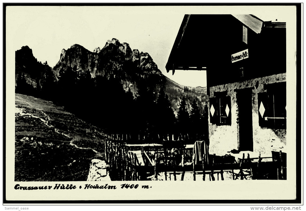 Grassau Im Chimgau  -  Grassauer Hütte / Hochalm  -  Ansichtskarte  Ca. 1953   (5612) - Chiemgauer Alpen