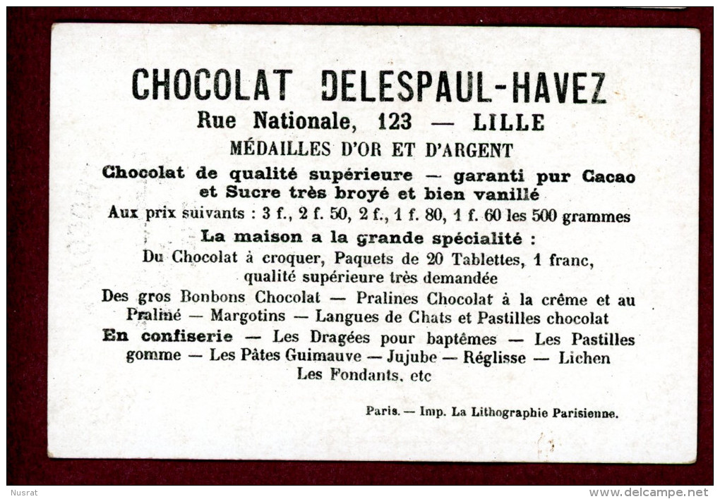 Chocolat Delespaul-Havez, Lille, Chromo Le Jour De L´an En Turquie, Le Baïram - Other & Unclassified