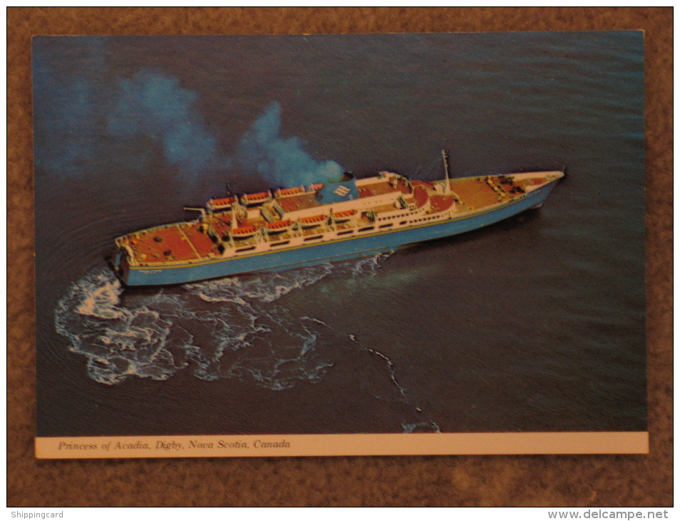 CANADIAN PRINCESS OF ACADIA - AERIAL VIEW - Ferries