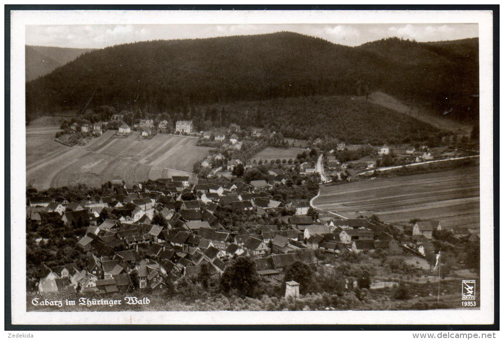 1773 - Ohne Porto - Alte Foto Ansichtskarte - Tabarz Luftaufnahme Fliegeraufnahme Nr. 43739 RLM - Tabarz