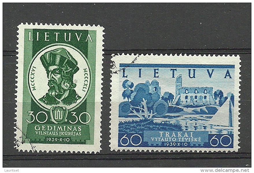 LITAUEN Lithuania 1940 Michel 444 - 445 O - Litauen