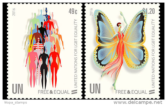 United Nations 2016 Set CTO - Free And Equal (New York) - Autres & Non Classés