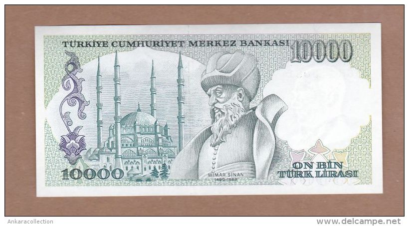 AC - TURKEY 7th EMISSION 10 000 TL B UNCIRCULATED - Turchia